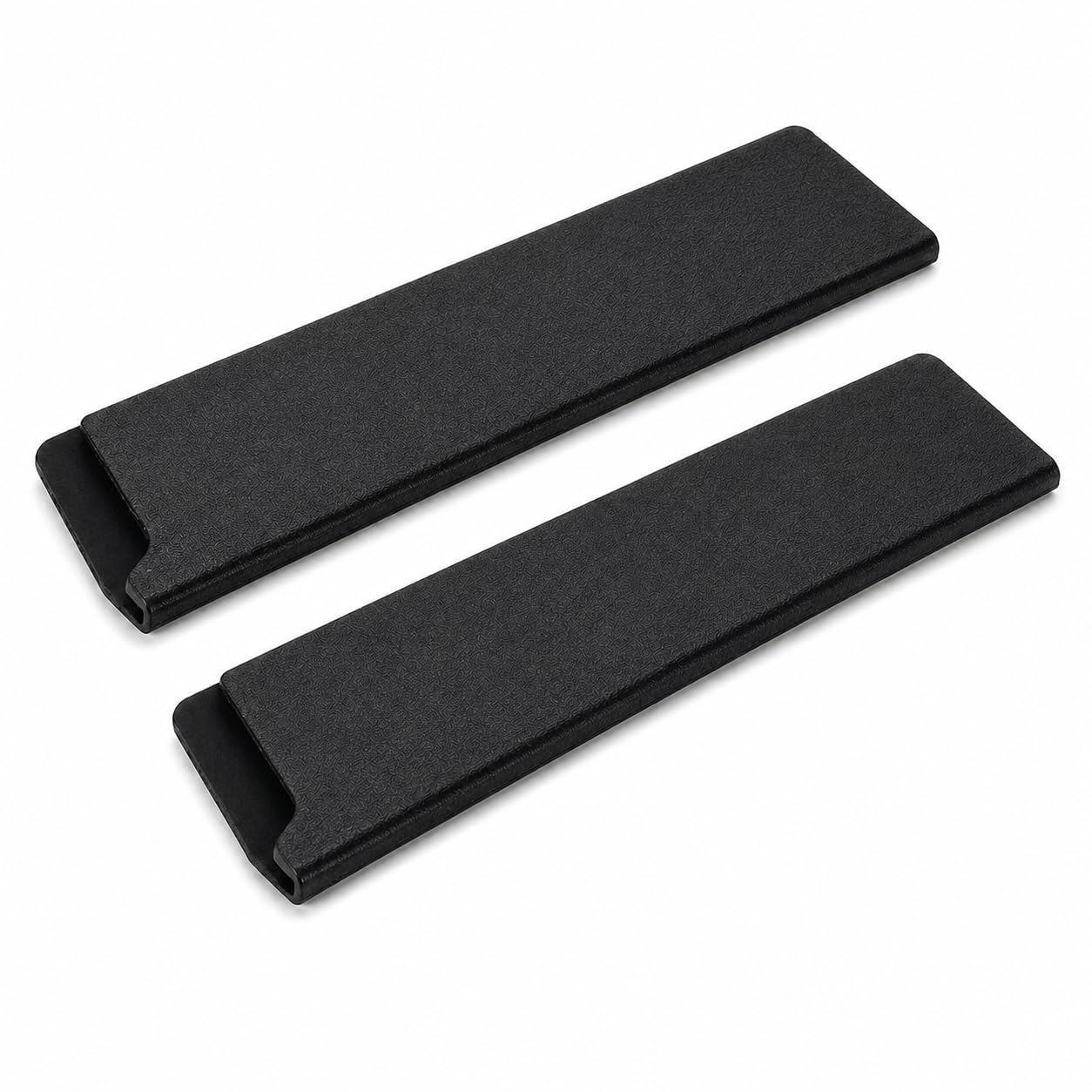 2 Pack Knife Edge Guards for 8 Inch Kitchen Knife, ABS Blade Protector Covers, Universal Knife Sheath Sleeves for Drawer Storage & Travel, Black