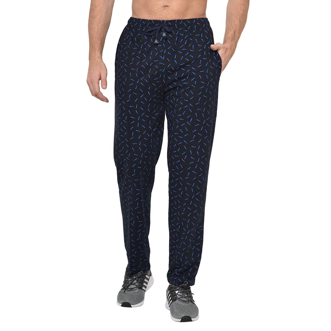 mack jonney Cotton Blended Regular Fit Navy Blue Pyjamas for Men-D1-PRT-NO.3-NVY_0001-L-picture-19