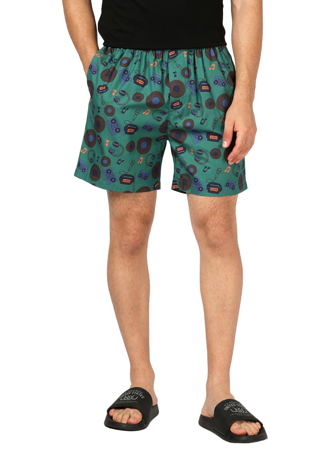 bewakoof Men's All Over Printed Regular Fit Poplin Cotton Boxer-picture-14