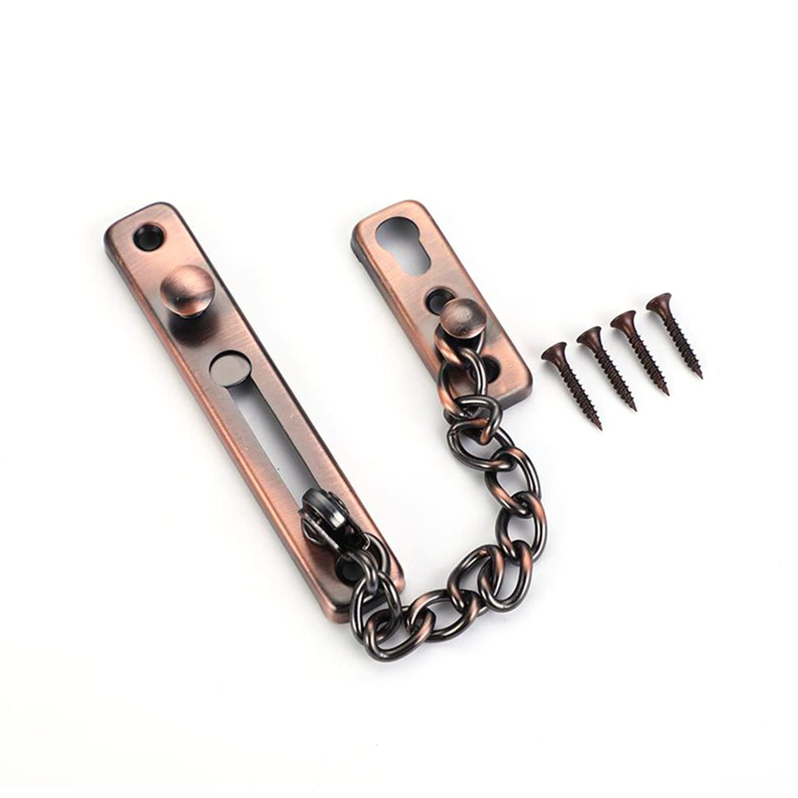 Anti-Theft Door Lock Bolt Chain Safety Home Buckle Protection(Gold)
