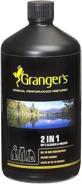 Grangers 2-in-1 Cleaner and Proofer - Black, 1 Litres