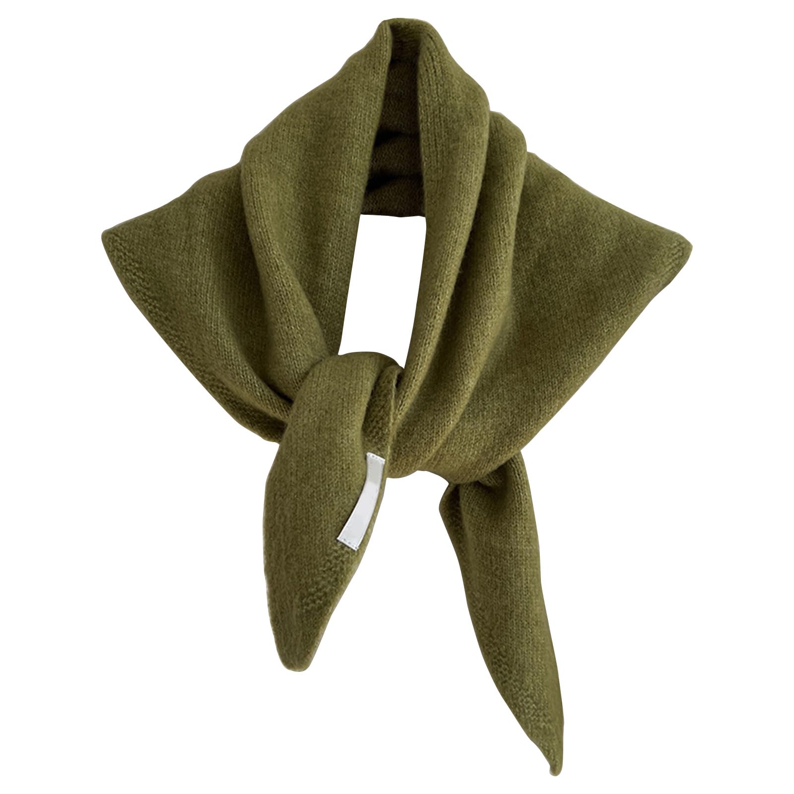 Fhkpsqkcn Decorative Triangular Shawl Knitted Scarf Breathable Knitwear Fichu Shawl For Outdoor Indoor Warm Scarf Women Headwear