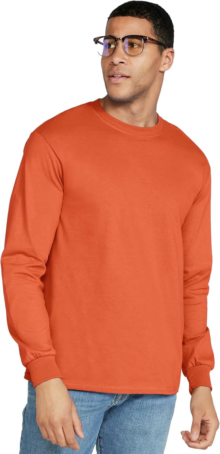 Gildan Adult Ultra Cotton Long Sleeve T-Shirt, Style G2400, Multipack - Image 2