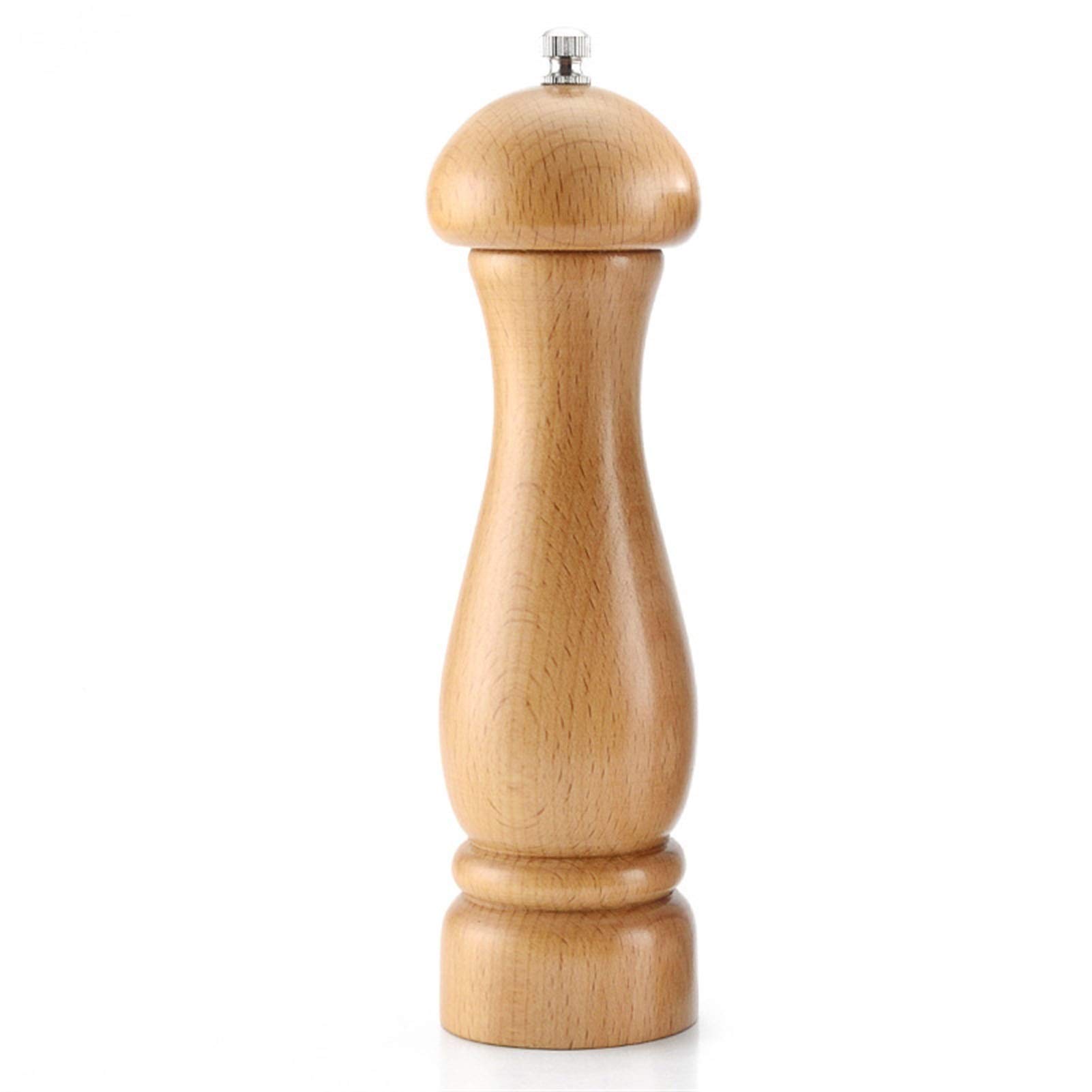 Shaker de sel de poivre de bois avec moulin à poivre de sel manuel pour assaisonnement précis