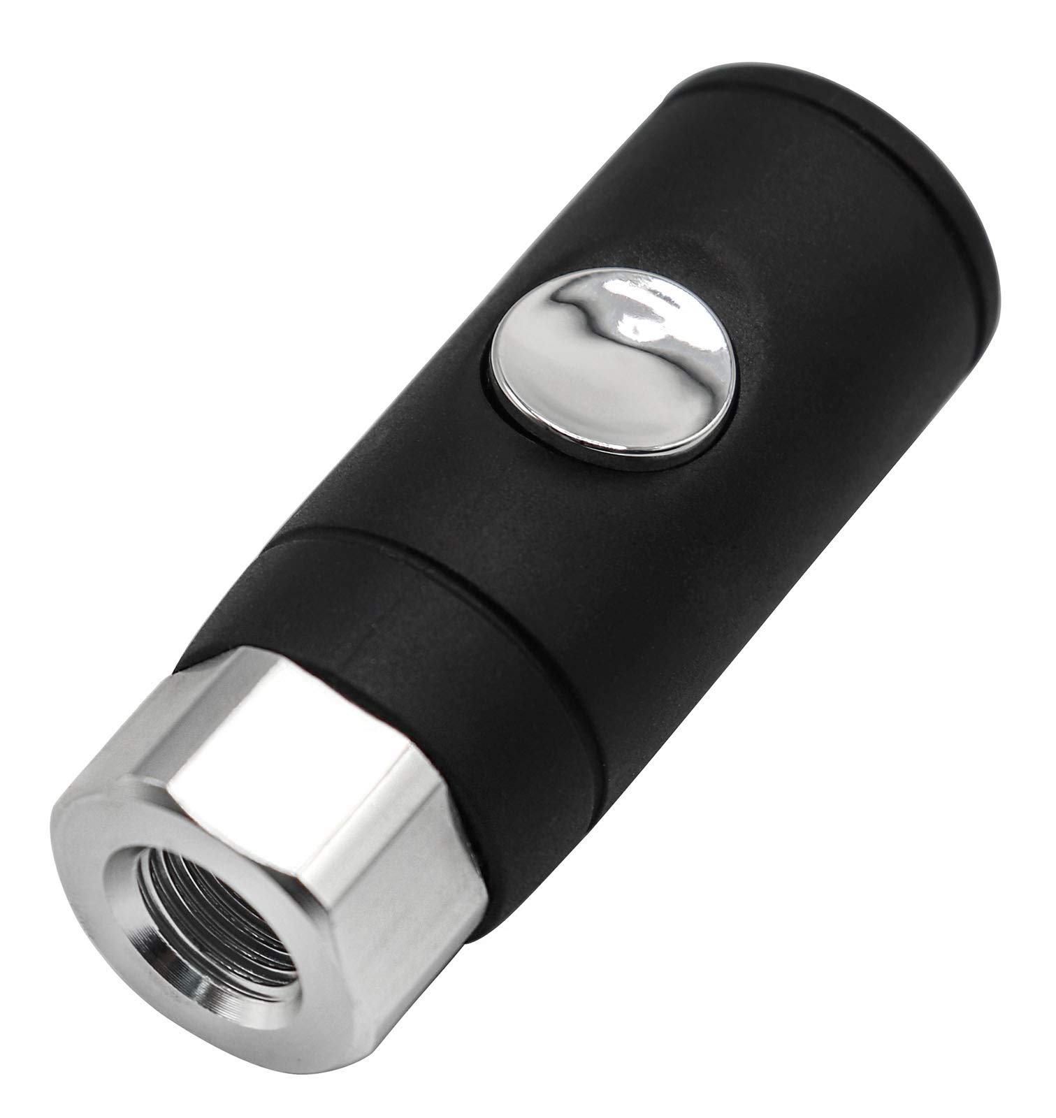 Buy YOTOO Heavy Duty Push Button Safety Air Quick Coupler, 1/4 Female