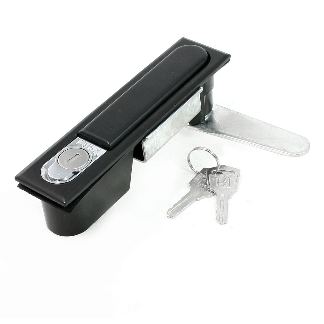 IIVVERR Spring Loaded Pop-up Cupboard Silver Tone Metal Locking Plane Lock(Spring Loaded Cup-up Alacena Silver Tone Metal Locking Plane Lock