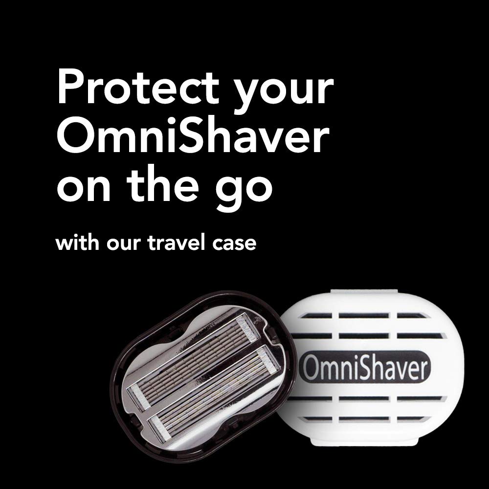Omnishaver Travel Case Keep Your Omnishaver Away from Dirt and Dust and Avoid Blunt and Damaged Blades - Black image 2