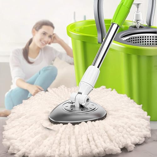 Miniatura 9 de Paquete de 3 cabezales de repuesto para trapeador compatibles con repuestos de trapeador Ocedar EasyWring Spin Mop Recambio de cabezal de fregona