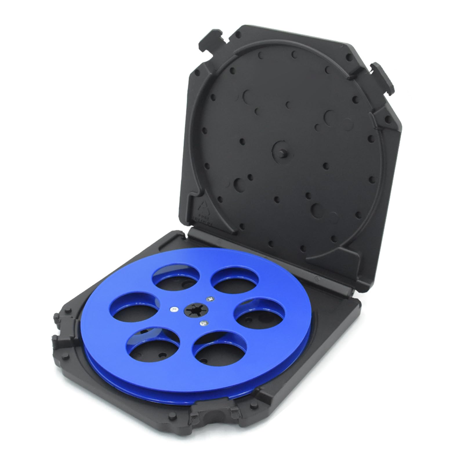 Hdoytxxm Blue Abs Empty Reel 7Inch 6 Holes For Durability In Sound Applications Protections Vintages Tape Reel