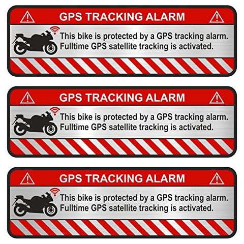 Finest-Folia 9x GPS sticker, bicycle, motorcycle, car alarm warning, anti-theft sticker tracker, secure Cover