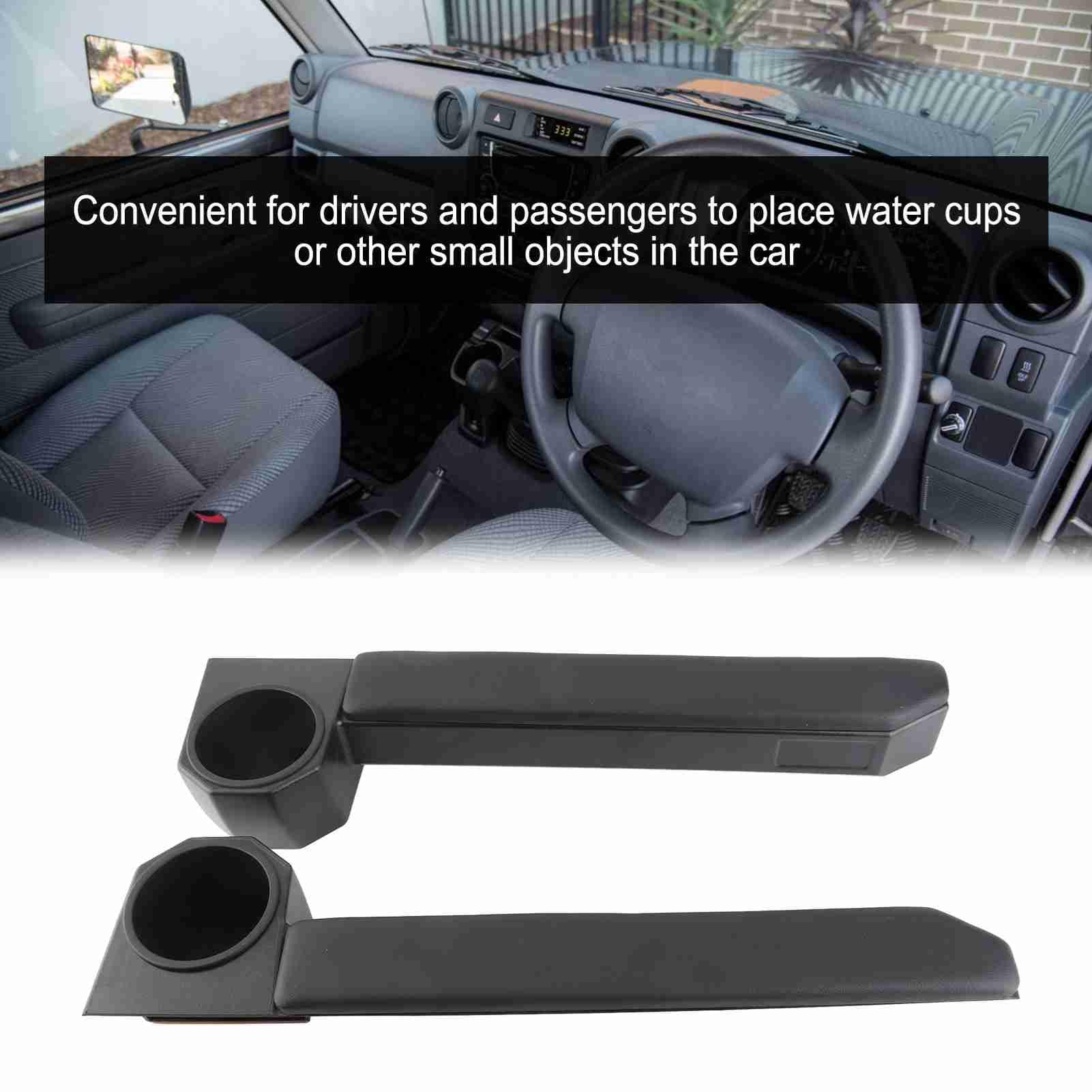 Porta della tazza di bracciolo della porta Grcfumo, portabandiera in plastica Porta di braccio, porta per la tazza di inserzione per 70 serie