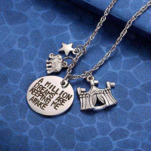 MIXJOY The Greatest Showman Inspired a Million Dreams are Keeping Me Awake Necklace3