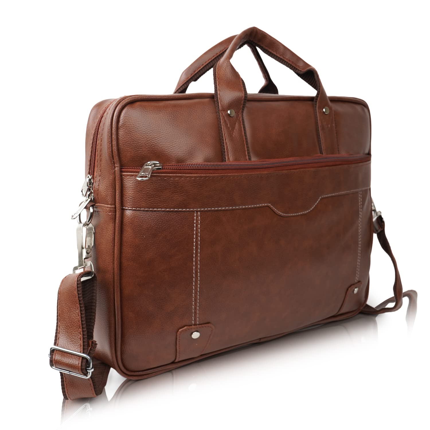 ROMOFY Synthetic Leather Casual Trendy Shoulder Briefcase 15.6 Inch Laptop Office Travel Daytrip Crossbody Messenger Bag For Men (B0BGSF2PHQ) Amazon Price History, Amazon Price Tracker