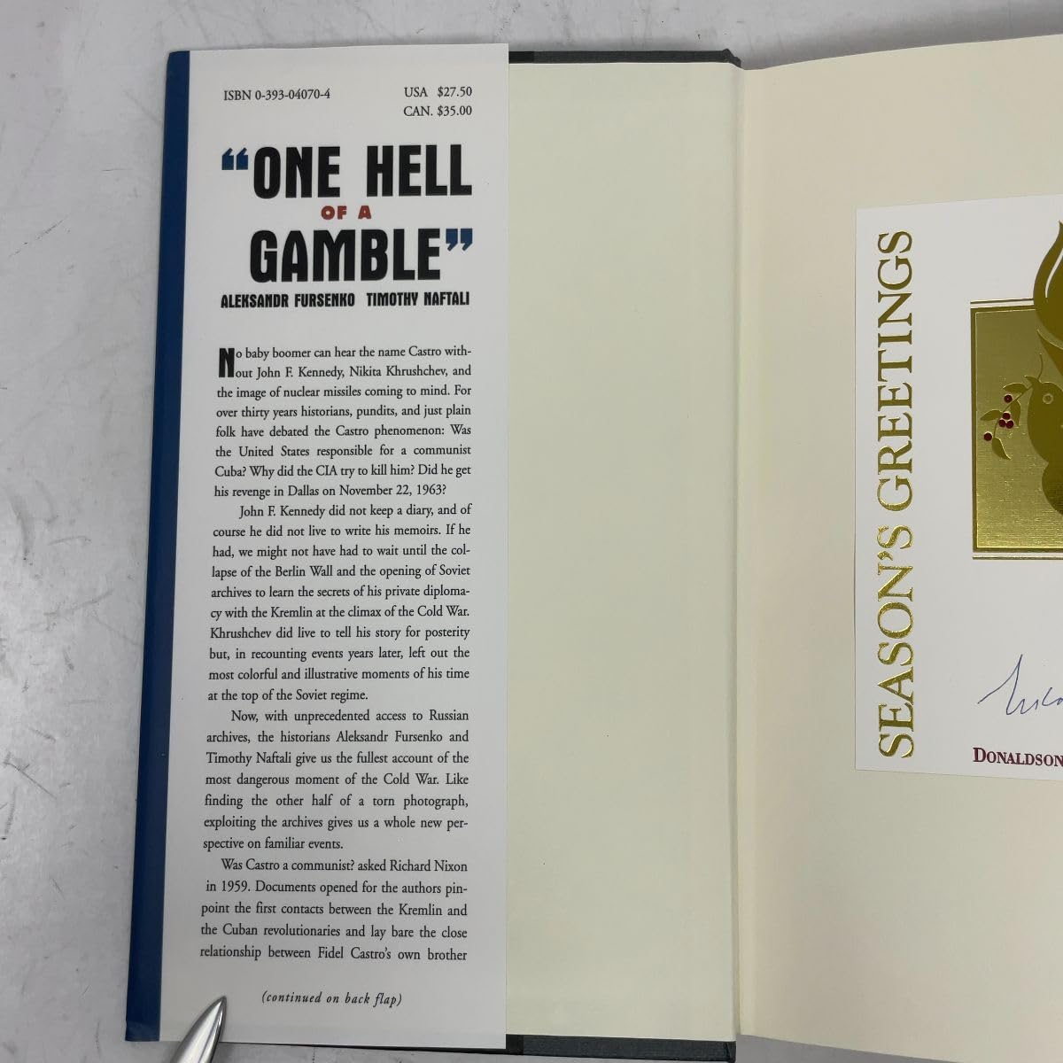 One Hell of a Gamble: Khrushchev, Castro, and Kennedy, 1958-1964