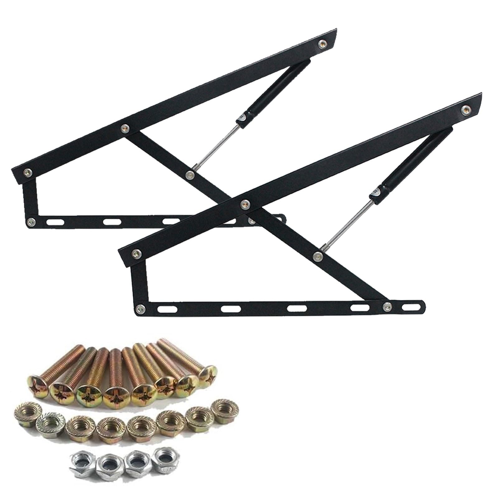 Soporte De Elevación De Cama De Almacenamiento Neumático, Hidraulico Amortiguador De Gas, Mecanismo De Elevación De Cama Hidráulico De 2 Piezas, Ahorro De Espacio, 61 75 90 110 120 150 cm(750mm)