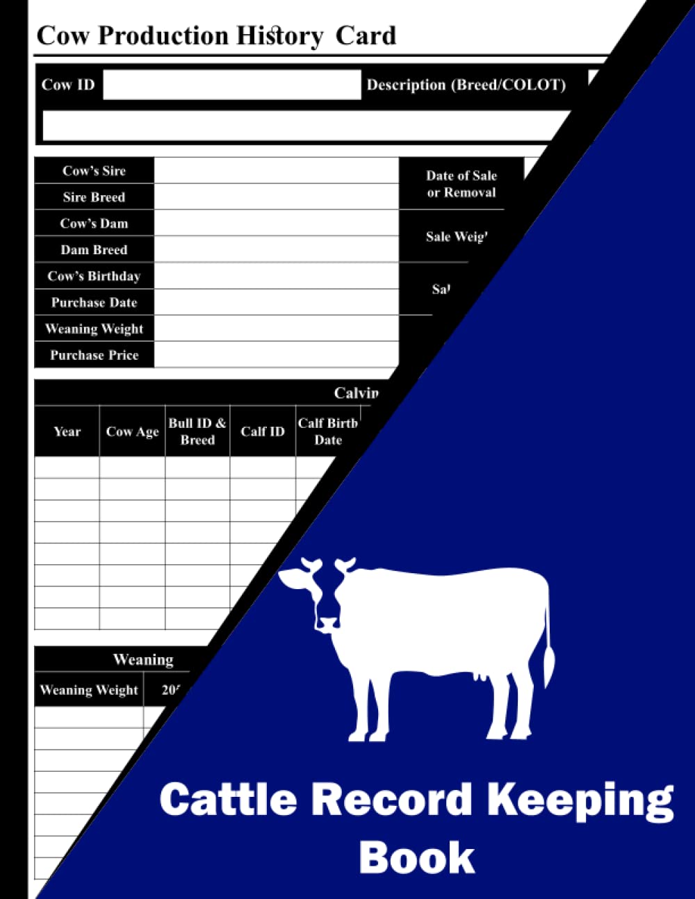 Buy Cattle Record Keeping Book Cattle Book Keeping, Cattle Record Book