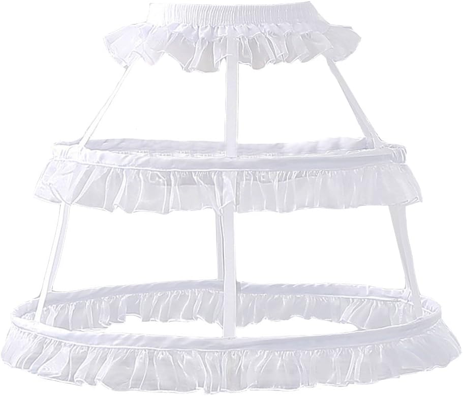 Underskirt Hoop Skirt Petticoat Crinoline For Lolita Victorian Gothic Dress
