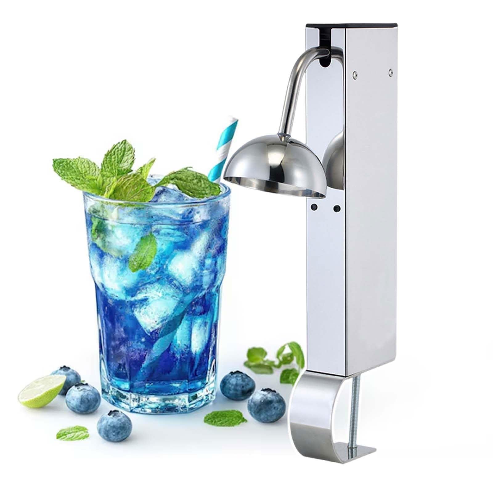 Congelatore elettrico per bevande, raffreddamento istantaneo in 6 secondi con luce LED, perfetto per cocktail, birra e vino