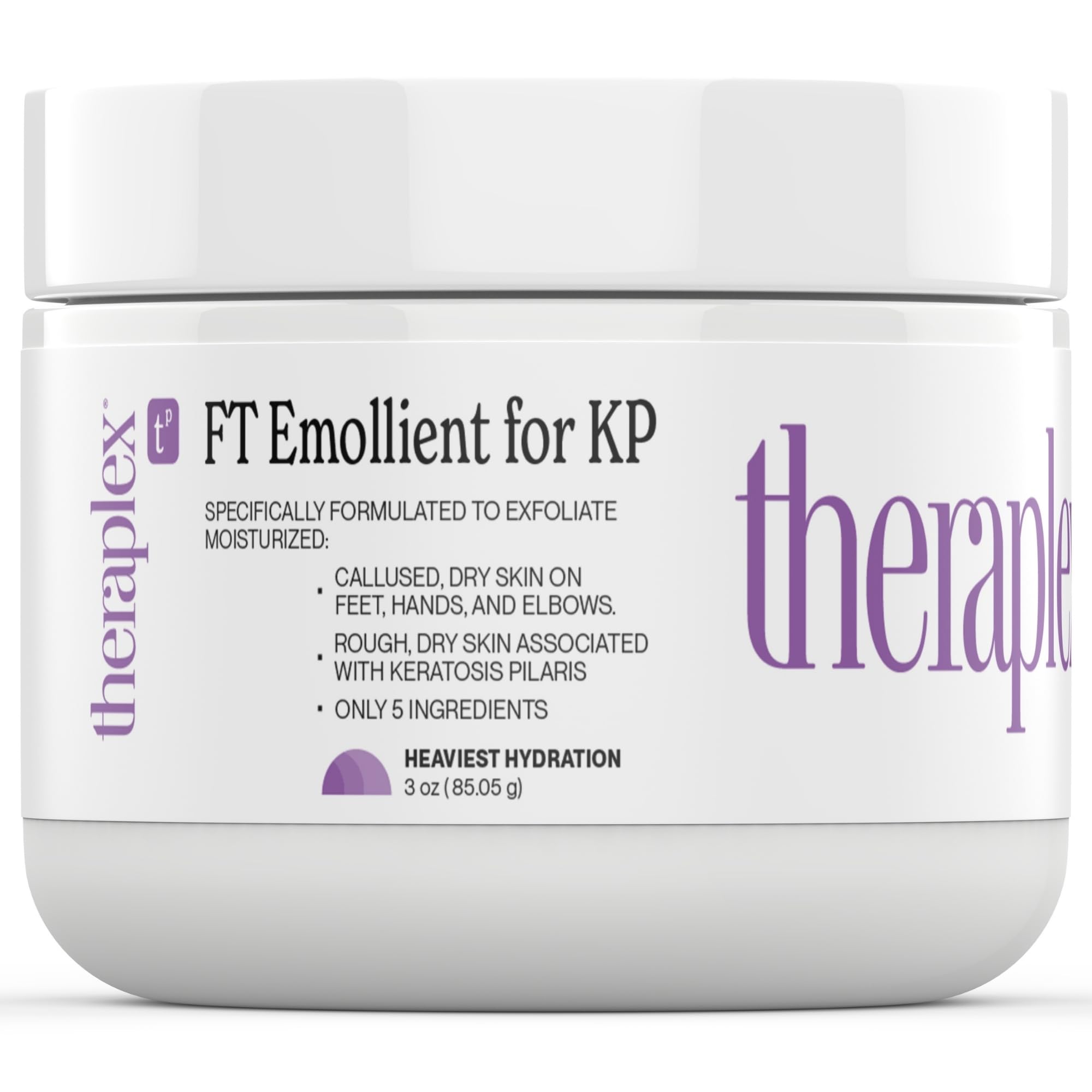 Theraplex FT Exfoliating Emollient Cream for KP, 3 Oz, Peppermint 3 Ounce (Pack of 1)