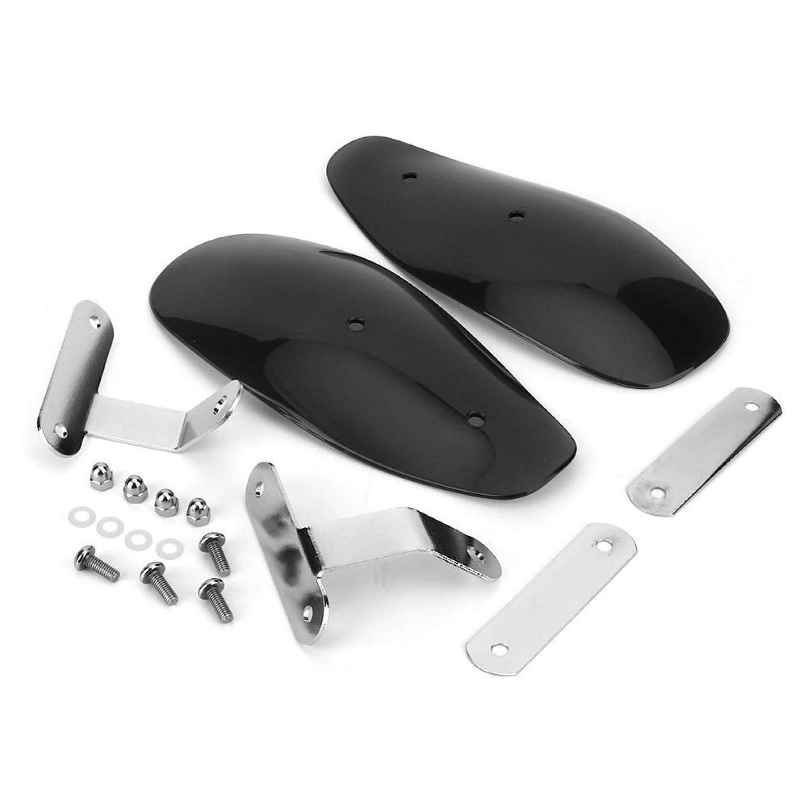 Déflecteur De Vent Moto 10mm Acrylique Transparent, Support Alliage Acier Pour Protection Mains Sur Véhicule, Accessoire Moderne Universel