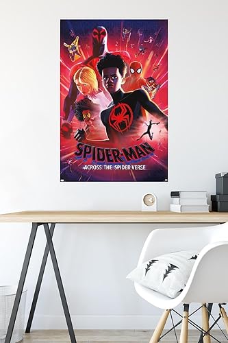 Miniatura 4 de Marvel Spider-Man Across The Spider-Verse - Póster estático de pared de una hoja, 34 pulgadas de largo x 22.4 pulgadas de ancho, versión sin marco