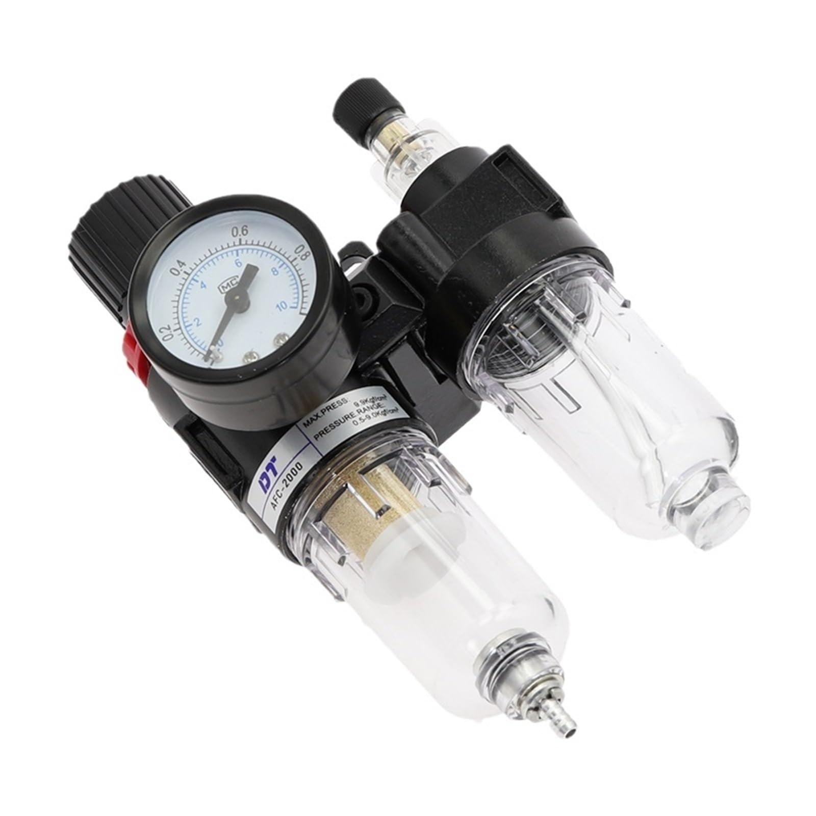 Filtre régulateur séparateur d'eau compresseur air AFC2000 16mm G1/4