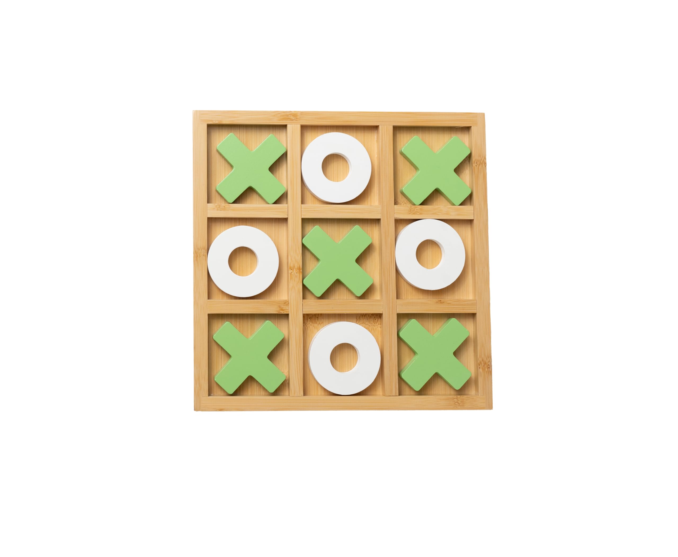 Consigue 3 Bamboo FSC100% Juego de Tres en Raya de Madera Ecológica para Dos Jugadores con Bolsa de Viaje