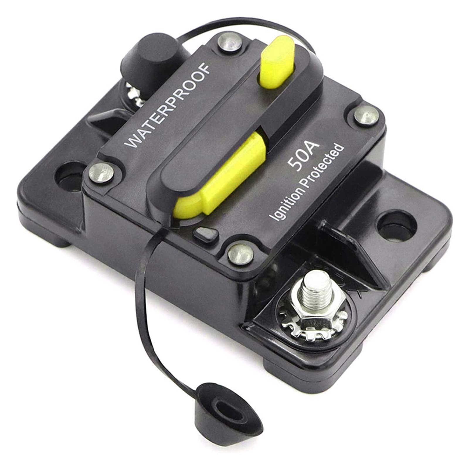 Disjoncteur 50A 12V 24V DC à réinitialisation manuelle pour batterie de voiture