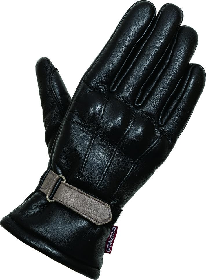 Amazon | RossoStyleLab(ロッソスタイルラボ) バイク用 グローブ 秋冬