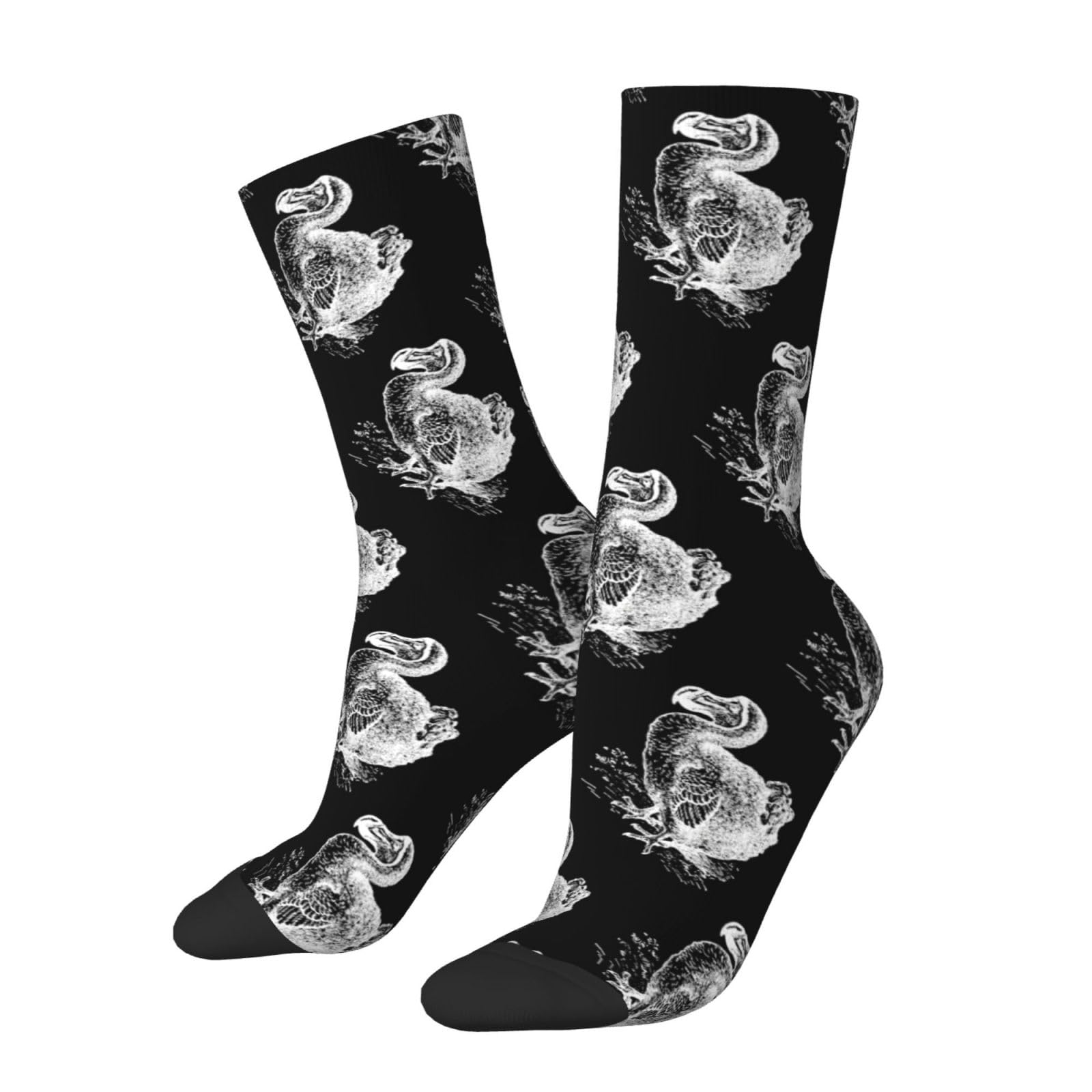 Unedskck Unisex As Pic Dodo Bird Socks Funny Novelty Crew Socks Gift For Men Women Teen
