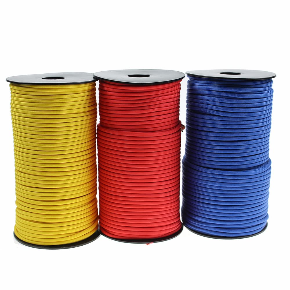 100 m 7-adriges Paracord-Seil 4 mm Outdoor-Fallschirmschnur Überlebens-Regenschirm-Zelt-Lanyard-Gurt