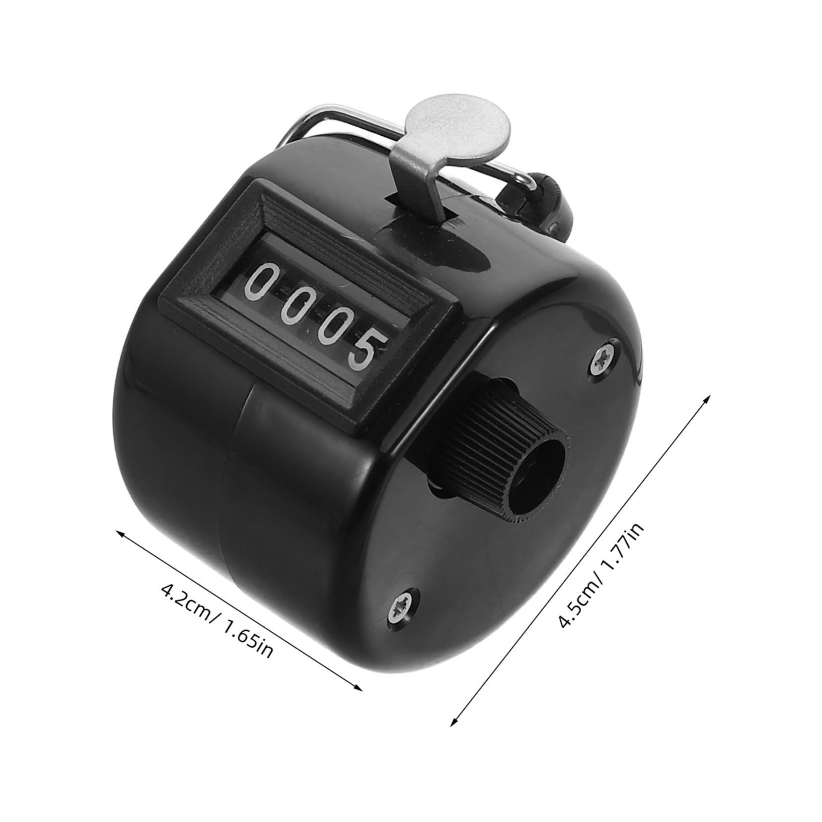 POPETPOP Dual Motion Counter for Accurate Portable Clicker for Sports Events Lightweight and Durable Design Black