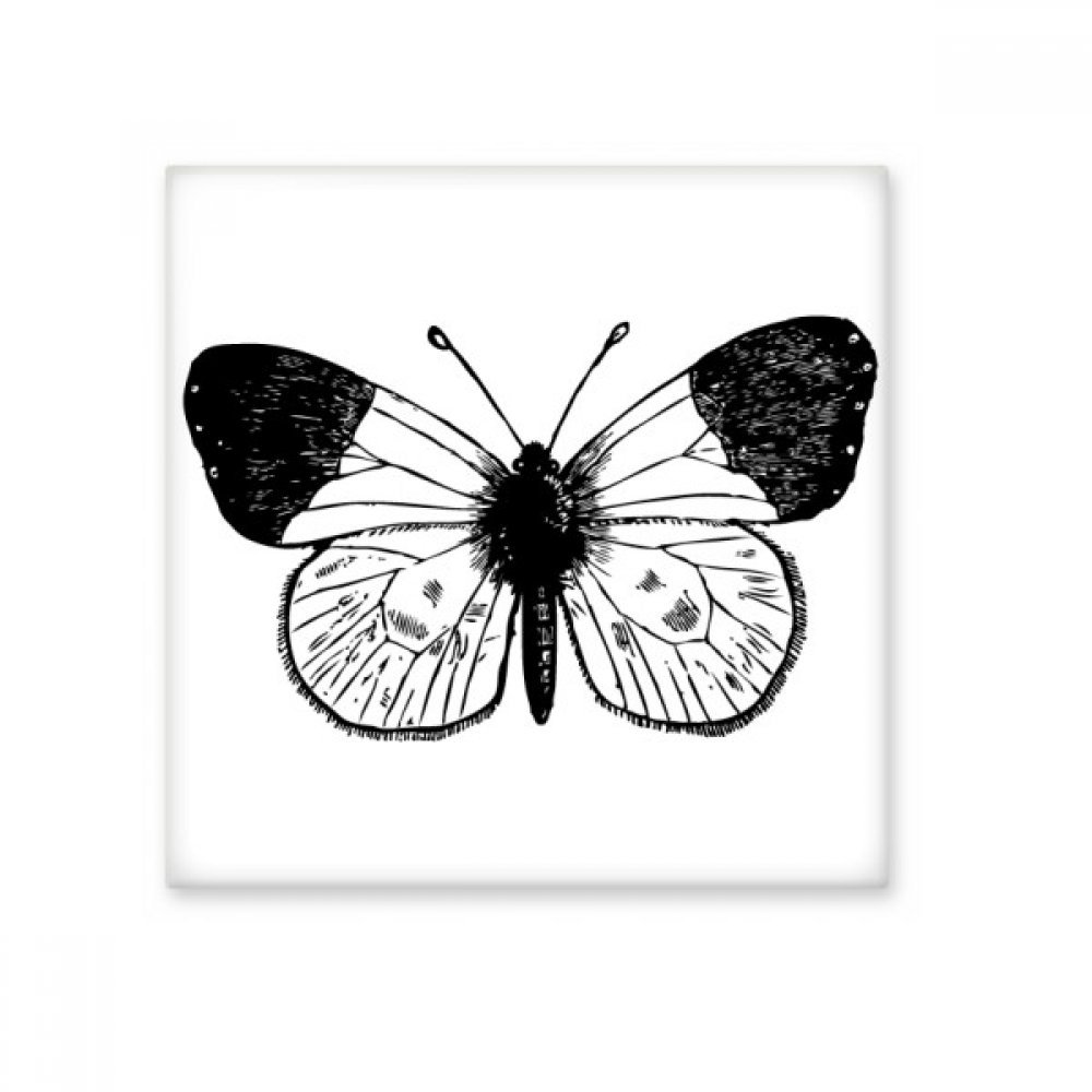 Carreaux de céramique blanc ailes de papillon pour une décoration murale poétique