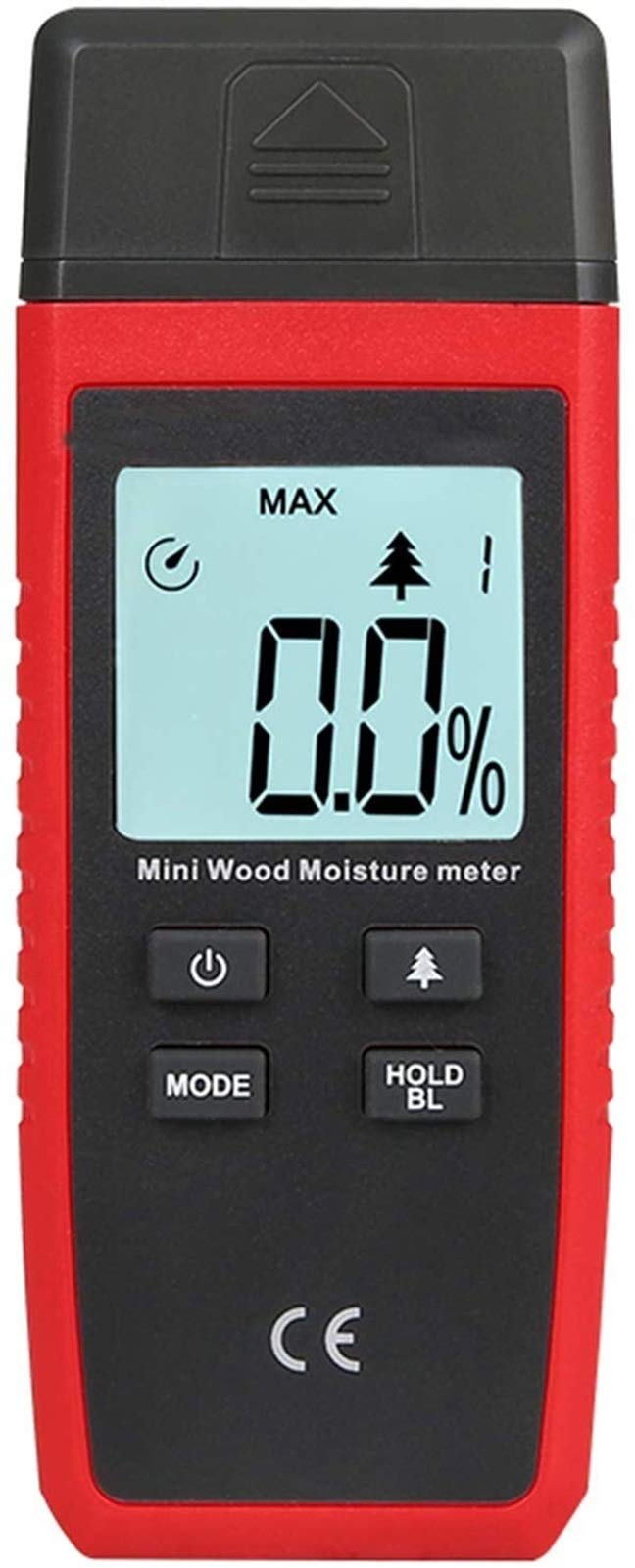 WJJ Medidor de Humedad de Madera Digital Higrómetro Probador de Humedad for Madera contrachapada de Papel Materiales de Madera LCD retroiluminación de Madera Metadero de Humedad