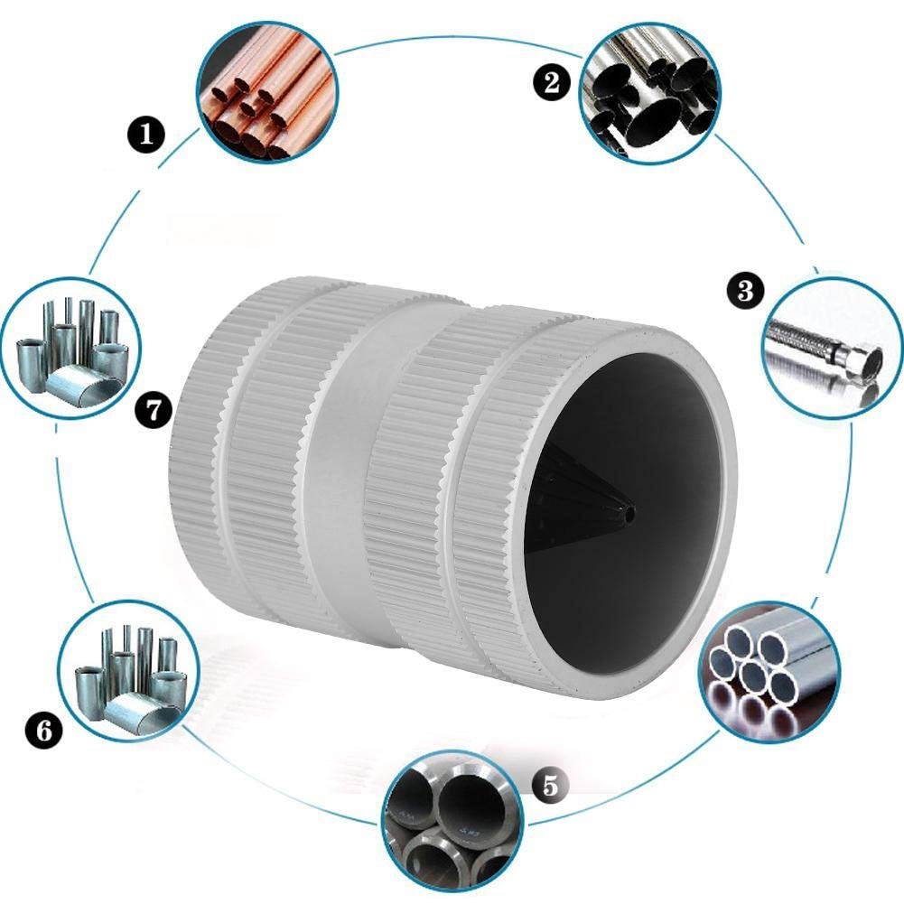 Alésoir intérieure en acier inoxydable extra-pipe Outil d'ébavurage Chanfrein Outil 1 / 4in-1 3/8 po