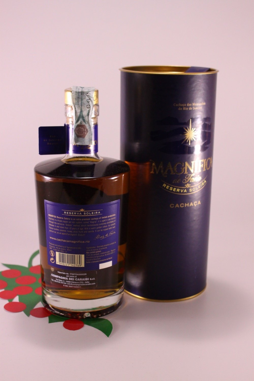 Magnifica de Faria Cachaca Riserva Soleira 43% 70 cl.