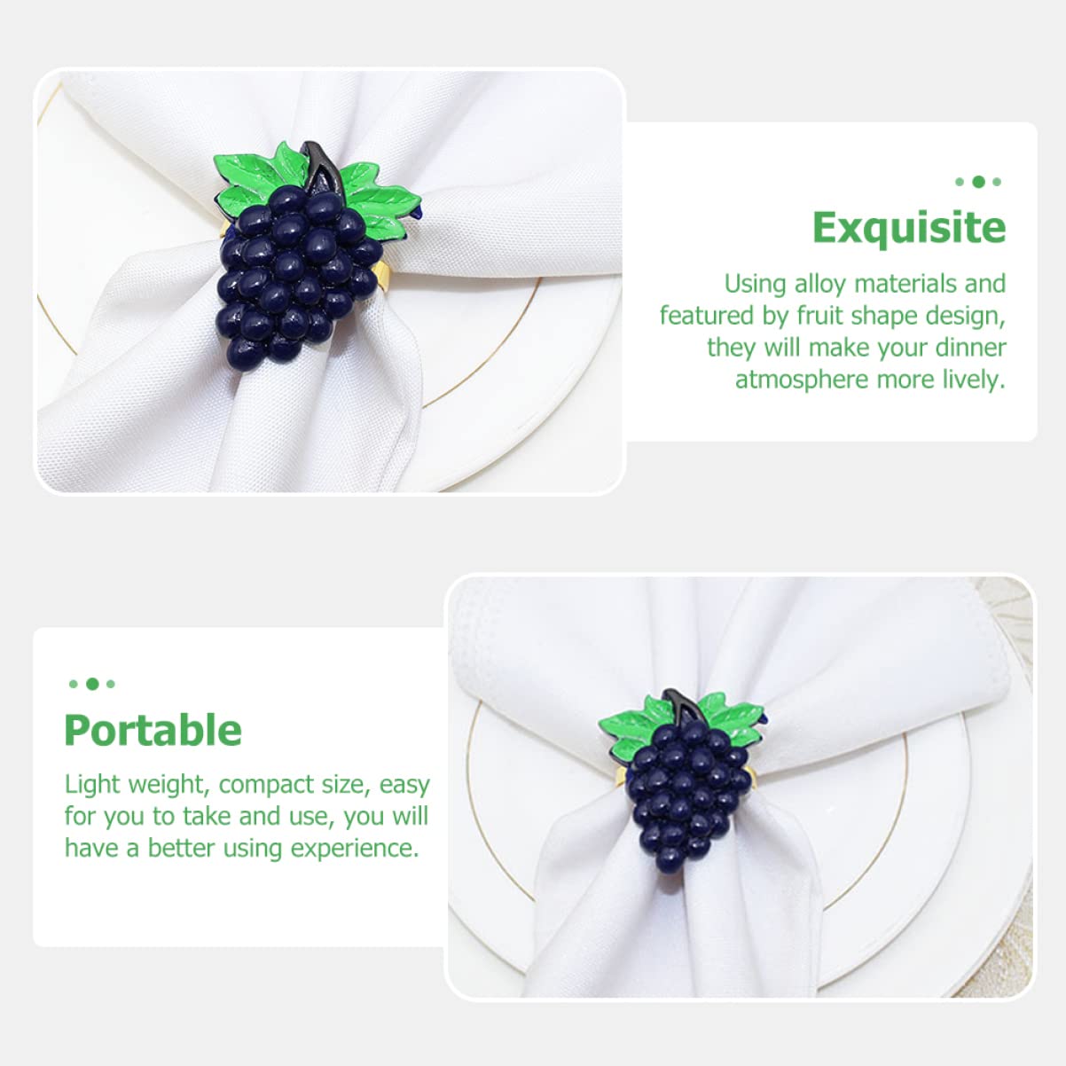 jojofuny 20stücke Fruchtförmige Serviettenringe Aus Napkin Clasps Für Festliche Anlässe Für Partys Hochzeiten Und Elegante Tischdekorationen