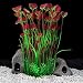 QUMY Large Aquarium Plants Artificial Plastic Fish Tank Plants Decoration Ornament Safe for All Fish 15.7 inch Tall 7.09 inch Wide