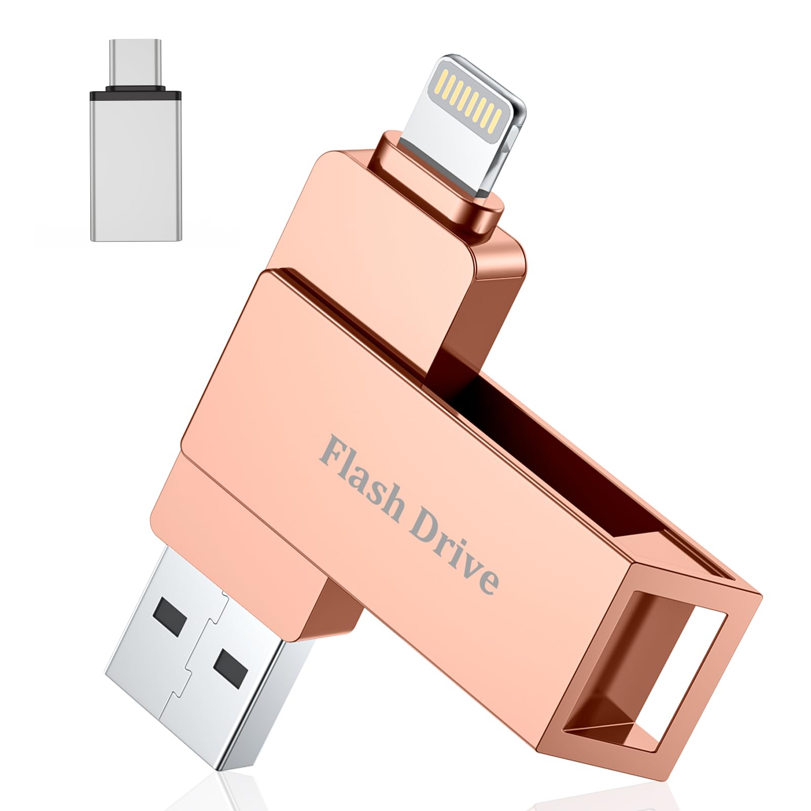 Amazon.co.jp: Vackiit 【MFi認証取得】iPhone用USBメモリー 128GB USB