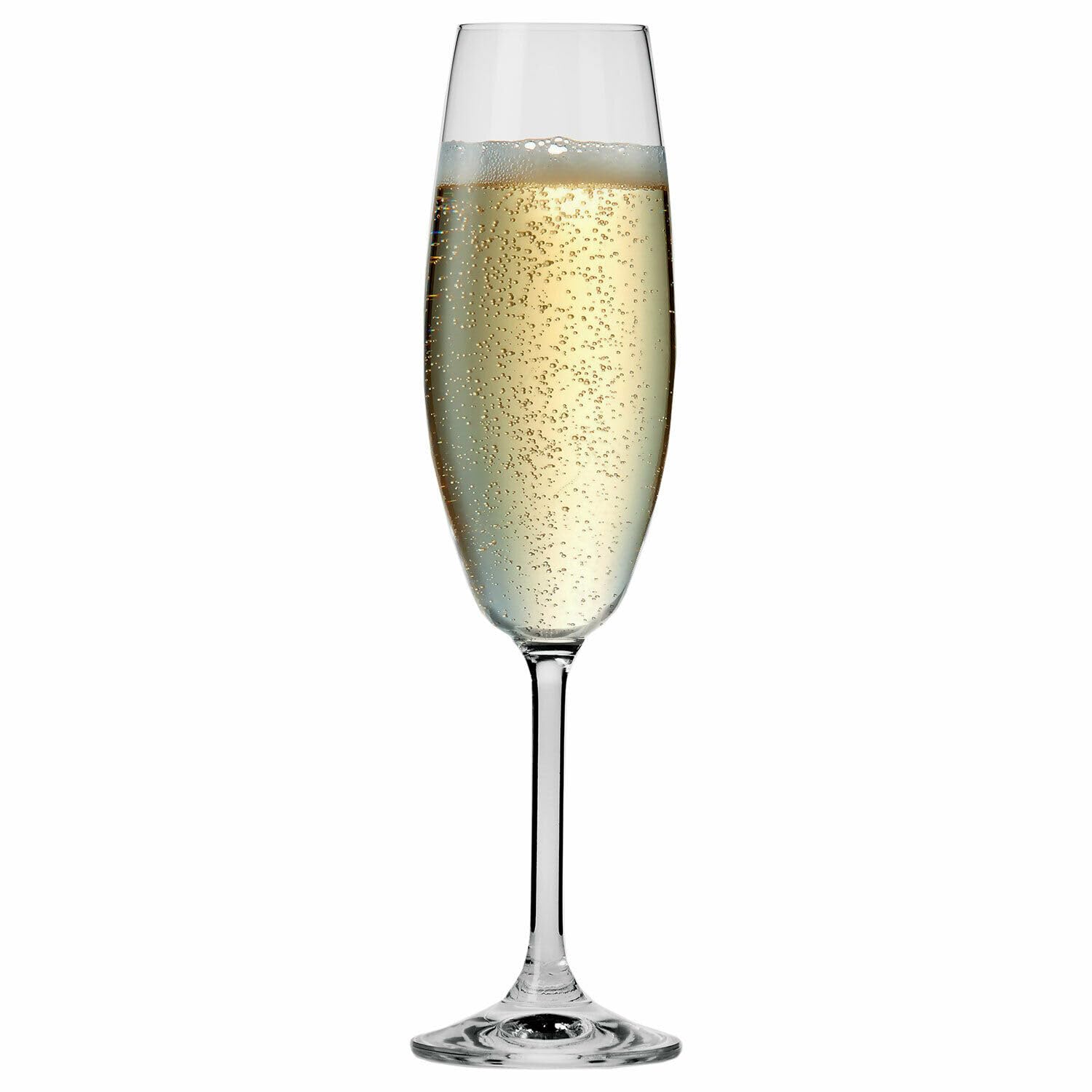 Krosno – Flûtes à Champagne et Prosecco 210 ml – Lot de 6 – Collection Venezia – Cristal Sans Plomb – Élégance Classique et Style Raffiné