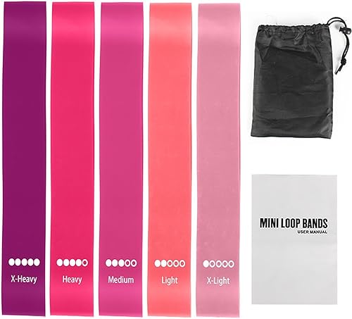 Bandas de resistencia para tabla de pilates, bandas de bucle de ejercicio para Pilates Reformer, juego de bandas elásticas de pilates para mujer