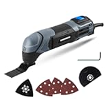 Hammerhead 2&period;2-Amp Oscillating Multi-Tool with 1pc Flush Cut Blade&comma; 1pc Semicircle Saw Blade&comma; 1pc Sanding pad&comma; 3pcs Sanding Paper - HAMT022