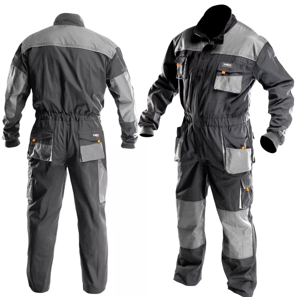 NEO TOOLS Arbeitsoverall Profi Arbeitsjacke Latzhose Overall Arbeitskleidung