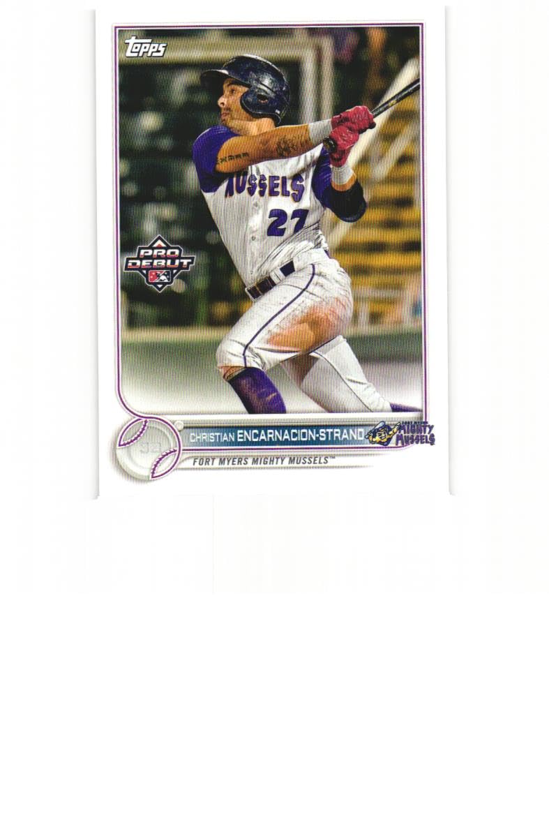 CHRISTIAN ENCARNACION-STRAND 2022 Topps Pro Debut #PD51 Rookie Card RC Cincinnati Reds Baseball