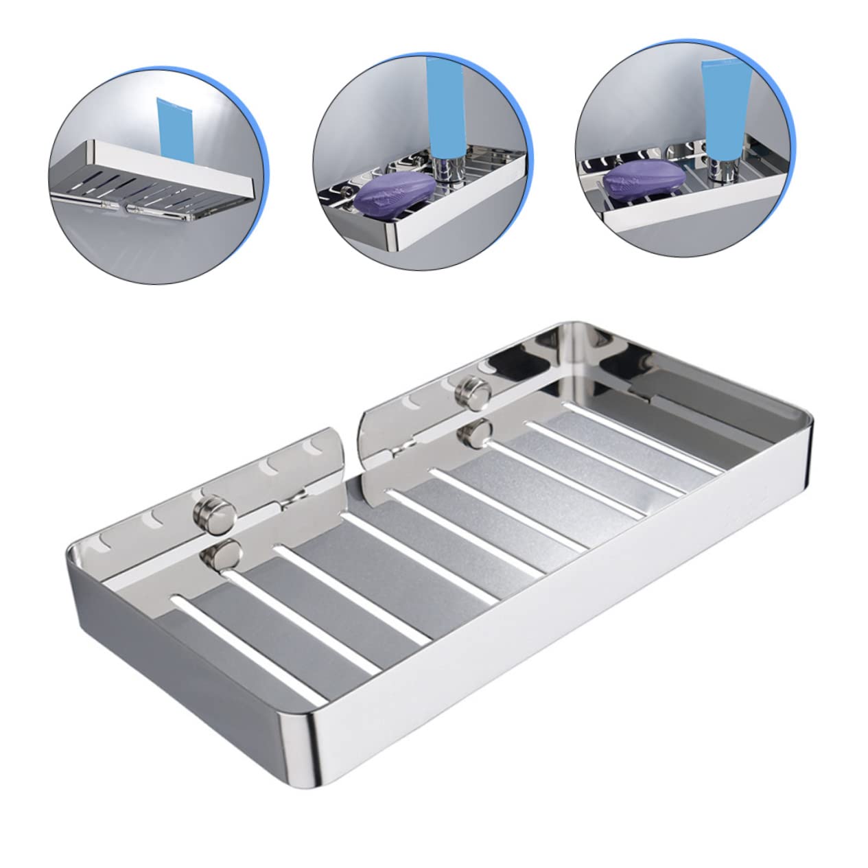 soap dish,soap box,soap holder, Portasapone da parete Portasapone in ceramica Portasapone da parete Portasapone magnetico Supporto magnetico da parete Portasapone da parete Portasapone a striscia Ness