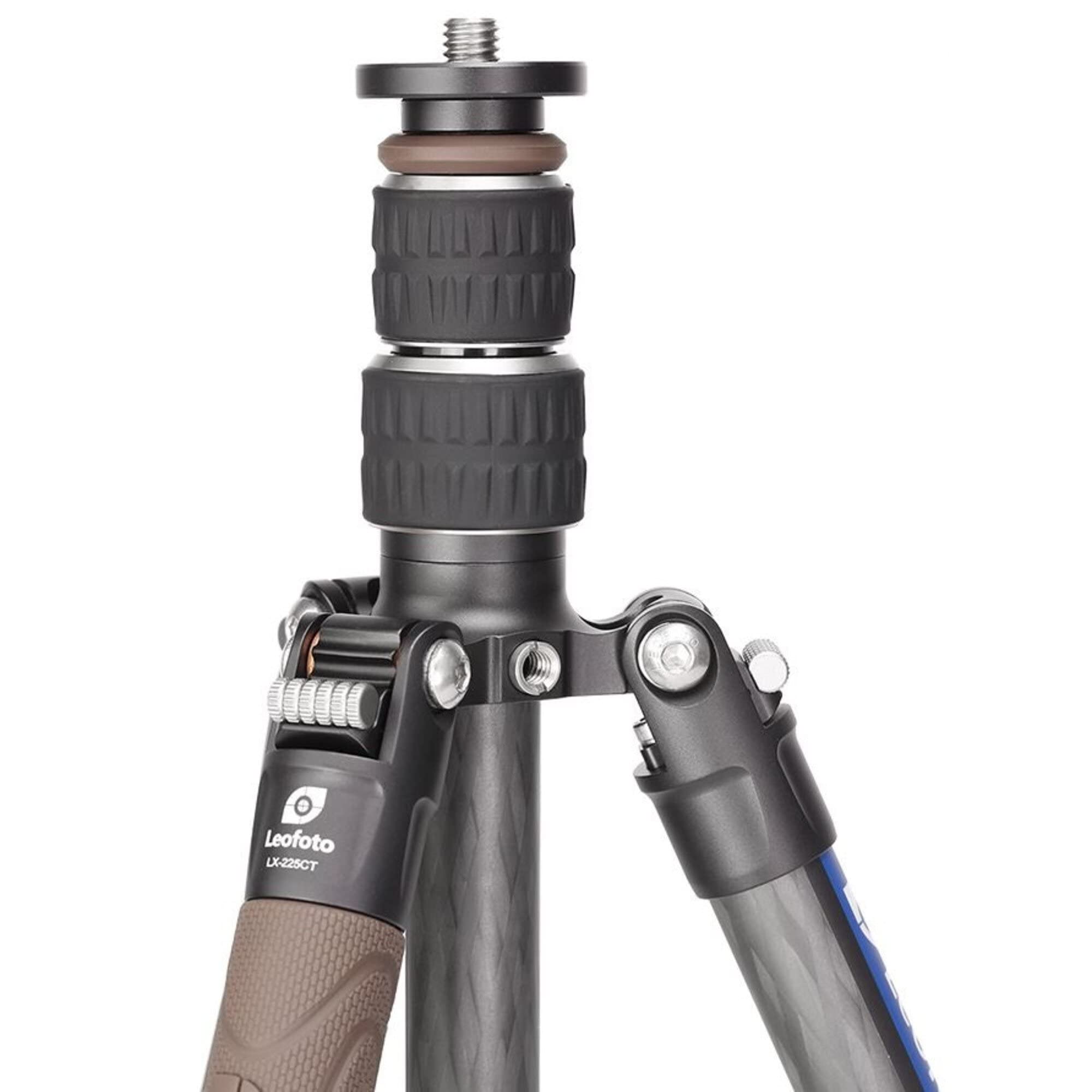 Leofoto - Urban - Treppiede in carbonio con testa a sfera - Facile da usare - Testa a sfera girevole a 360 gradi - LX-225CT + Ballhead XB-32Q