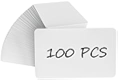 100Pcs Blank Business Cards, 3.5