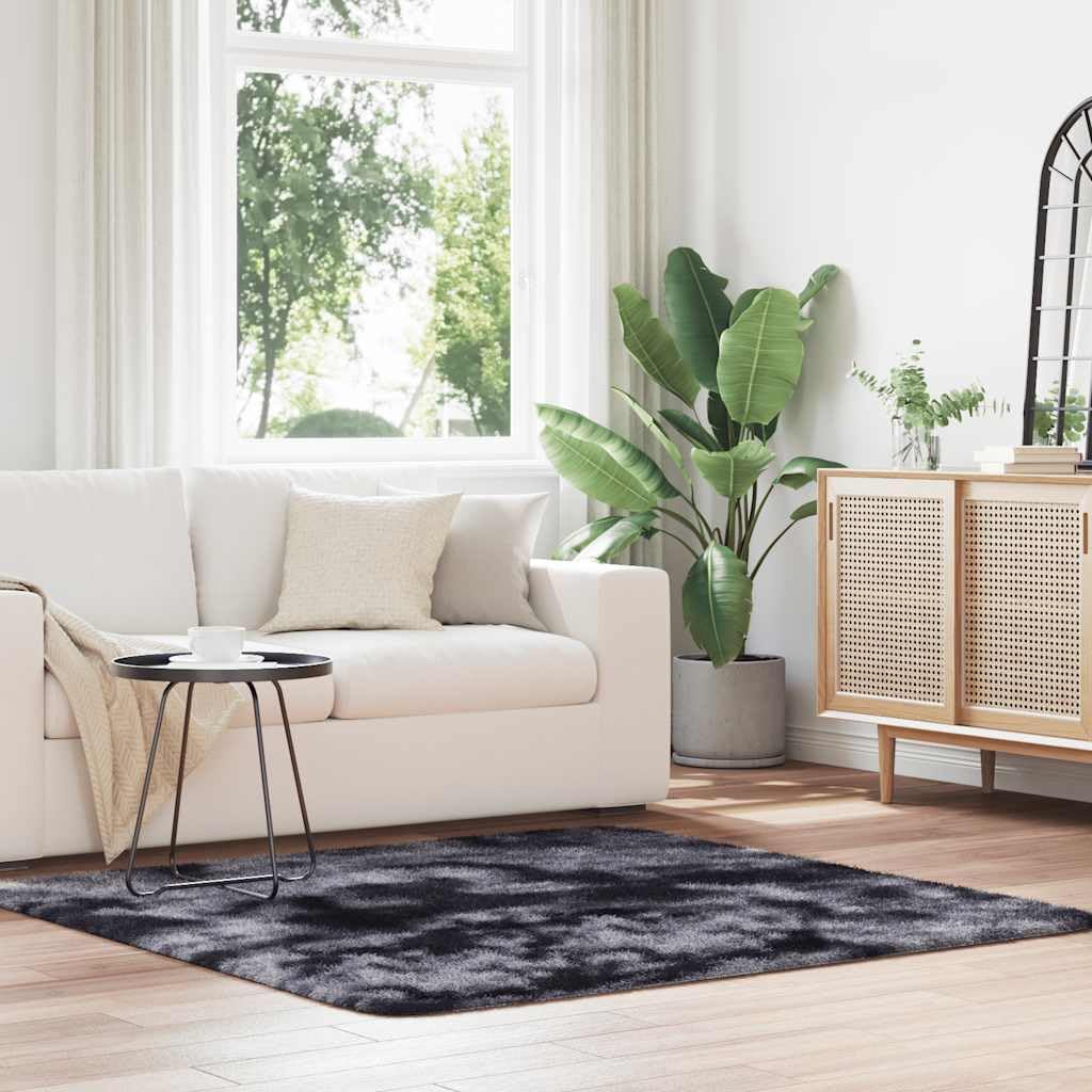 Tapis Shaggy Navara en polyester doux, l'élégance d'une texture robuste et dense