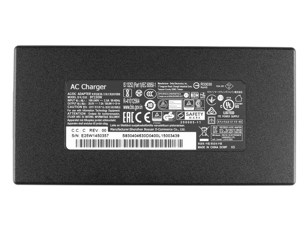 Amazon.com: 20V 7.5A 150W Charger for MSI Katana GF66 11UC 11UD