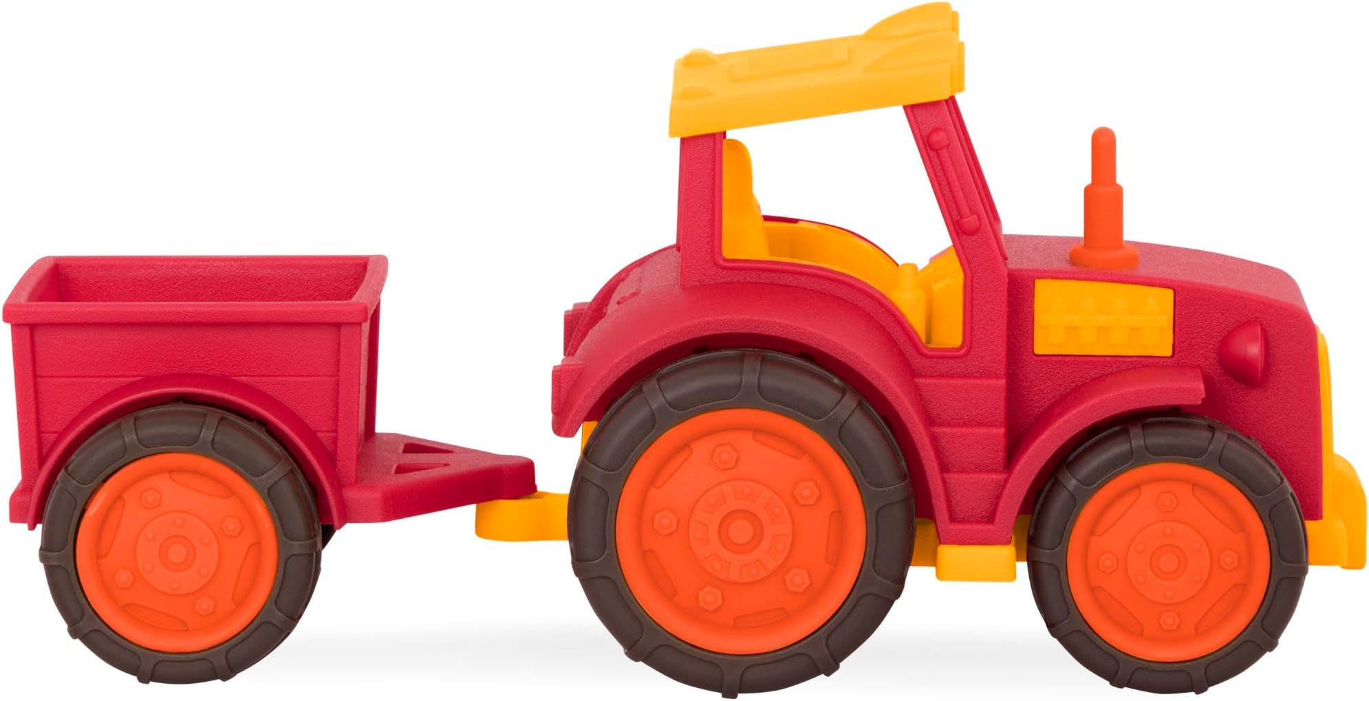 Tractor & Trailer Red Toy Farm Vehicle